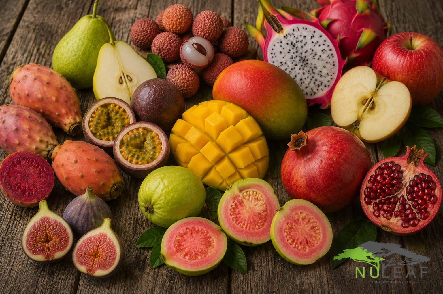 Mixed Fresh Fruit NLB Background